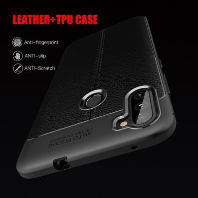Захисний чохол Leather для Samsung A115F Galaxy A11 / Galaxy M11 Чорний