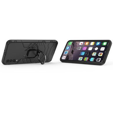 Защитный чехол Strong Guard Ring для Samsung A505F Galaxy A50 / A507F Galaxy A50s / A307F Galaxy A30s Черный