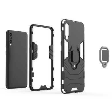 Защитный чехол Strong Guard Ring для Samsung A505F Galaxy A50 / A507F Galaxy A50s / A307F Galaxy A30s Черный