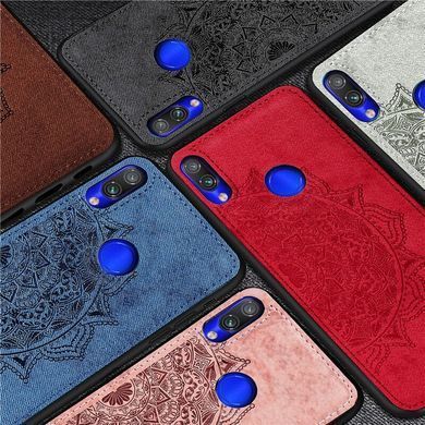Захисний чохол Textile Decor для Xiaomi Redmi Note 7 Pro Сірий