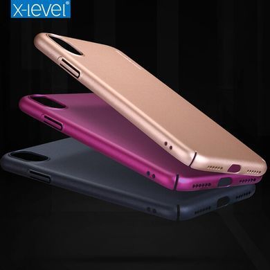 Захисний чохол X-level Knight для iPhone XS Max Бордовий