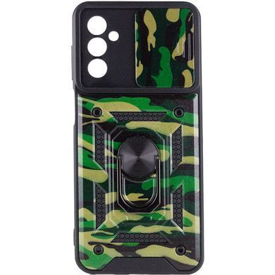 Защитный чехол Camo Ring Lock для Samsung Galaxy A04s Зеленый
