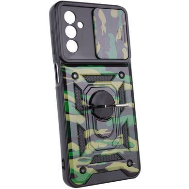 Защитный чехол Camo Ring Lock для Samsung Galaxy A04s Зеленый