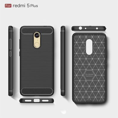 Защитный чехол Slim TPU для Xiaomi Redmi 5 Plus Черный