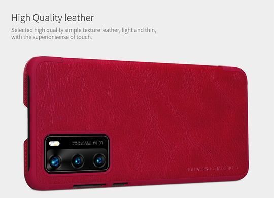 Чохол-книжка Nillkin Qin для Huawei P40 Червоний