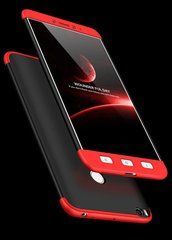 Защитный чехол GKK Full 360 для Xiaomi Mi Max 2 Черный / Красный