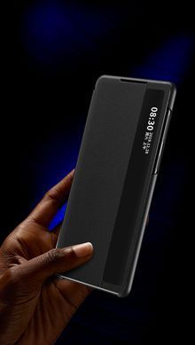 Чехол-книжка Sylish View для Samsung Galaxy S21 Ultra Черный