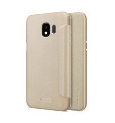 Чехол-книжка Nillkin Sparkle для Samsung J250 Galaxy J2 Pro 2018 Золотистый