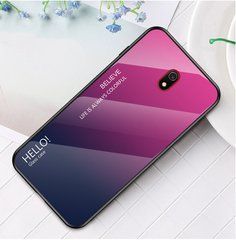 Защитный чехол Hello для Xiaomi Redmi 8a Малиновый