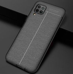 Защитный чехол Leather для Huawei P40 Lite Черный