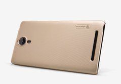 Защитный чехол Nillkin Frosted Shield для Lenovo P90 Золотистый