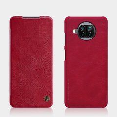 Чехол-книжка Nillkin Qin для Xiaomi Mi 10T Lite / Redmi Note 9 Pro 5G Красный
