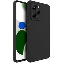 Чехол TPU Matte Full Camera для Xiaomi Poco X5 Pro 5G / Redmi Note 12 Pro 5G Черный