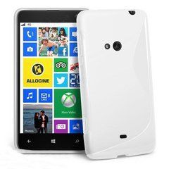 Чехол TPU S-line для Nokia Lumia 625 Белый