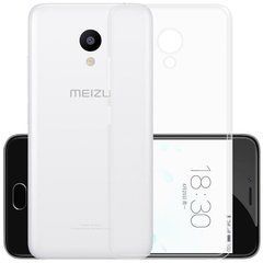 TPU чехол Strong Clear 0,5mm для Meizu M6 Прозрачный