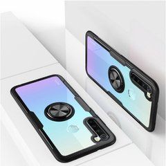 Защитный чехол Crystal Ring для Xiaomi Redmi Note 8 / Note 8 2021 Черный
