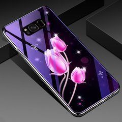 Захисний чохол Fantasy з глянцевими торцями для Samsung G950F Galaxy S8 (тюльпани) Рожевий