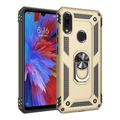 Защитный чехол Kvadrat Ring для Xiaomi Redmi Note 7 Pro Золотистый