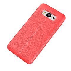 Захисний чохол Leather для Samsung J300H / J310H / J320H Galaxy J3 Червоний