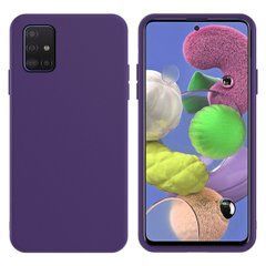 Захисний чохол Liquid Case Full Cover для Samsung A515F Galaxy A51 2020 Фіолетовий