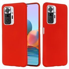 Защитный чехол Liquid Case Full Cover для Xiaomi Redmi Note 10 Pro / 10 Pro Max Красный