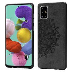 Защитный чехол Textile Decor для Samsung A515F Galaxy A51 2020 Черный