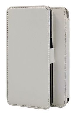 Чохол з натуральної шкіри Genuine Leather Book для Huawei Y5 2017 (без функції підставки) Білий
