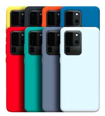 Захисний чохол Liquid Case Full Cover для Samsung G988B Galaxy S20 Ultra Чорний