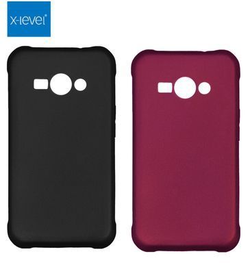 Защитный чехол X-level Guardian для Samsung J110 Galaxy J1 Duos Бордовый