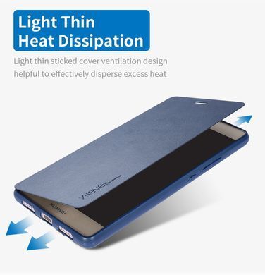 Чехол-книжка X-level FIB Color для Huawei P8 Черный