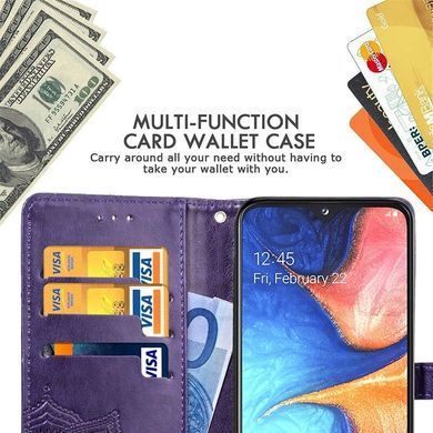 Чехол-книжка Art Book для Samsung M205F Galaxy M20 Фиолетовый