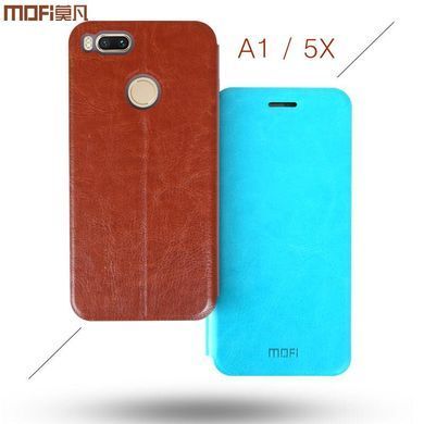 Чехол-книжка MOFI для Xiaomi Mi5x / Mi A1 Бирюзовый