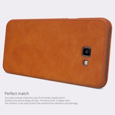 Чохол-книжка Nillkin Qin для Samsung J415 Galaxy J4 Plus 2018 Коричневий