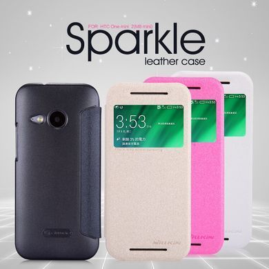 Чохол-книжка Nillkin Sparkle для HTC One Mini 2 Золотий