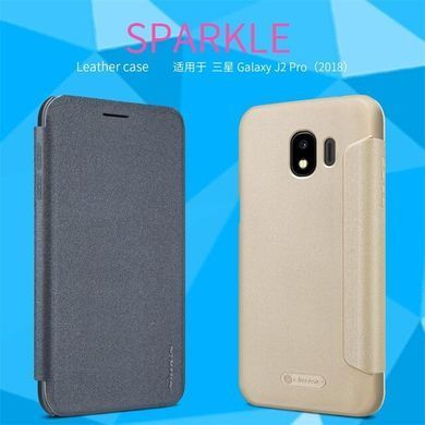 Чехол-книжка Nillkin Sparkle для Samsung J250 Galaxy J2 Pro 2018 Черный