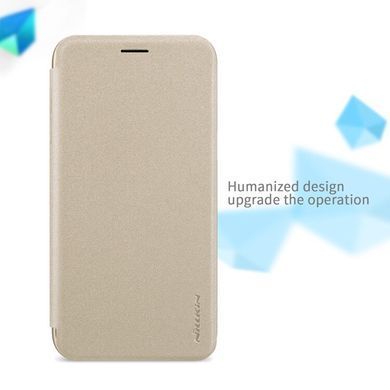 Чехол-книжка Nillkin Sparkle для Samsung J250 Galaxy J2 Pro 2018 Золотистый