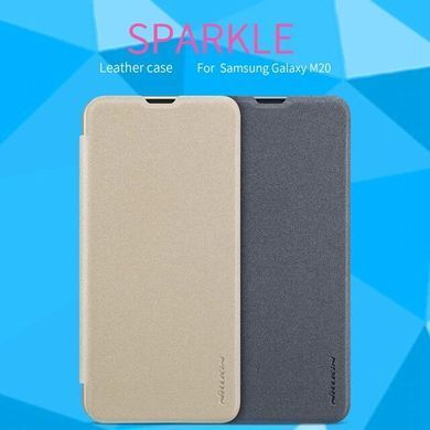 Чохол-книжка Nillkin Sparkle для Samsung M205F Galaxy M20 Чорний