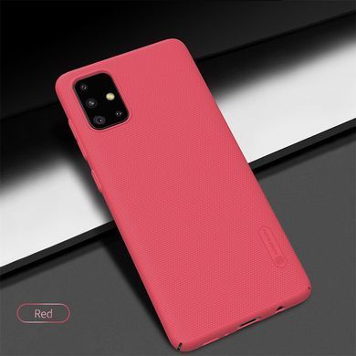 Защитный чехол Nillkin Frosted Shield для Samsung A715F Galaxy A71 2020 Красный