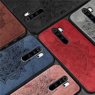 Защитный чехол Textile Decor для Xiaomi Redmi Note 8 Pro Черный