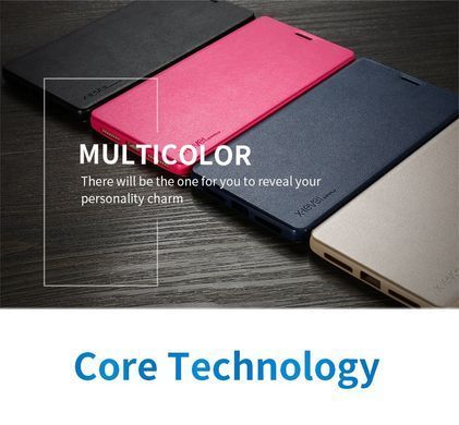 Чехол-книжка X-level FIB Color для Huawei P8 Черный
