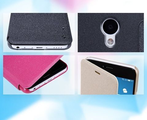 Чохол-книжка Nillkin Sparkle для Meizu M5 Білий