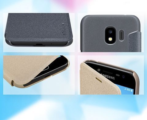 Чехол-книжка Nillkin Sparkle для Samsung J250 Galaxy J2 Pro 2018 Черный