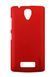 Защитный чехол Pudini Rubber для Lenovo A2010 Красный