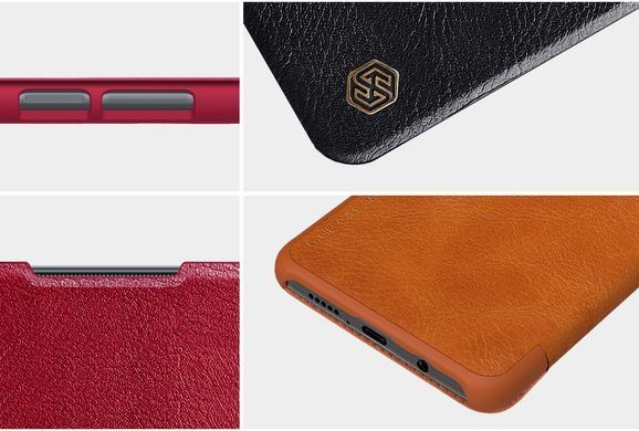 Чехол-книжка Nillkin Qin для Xiaomi Mi 10T Lite / Redmi Note 9 Pro 5G Красный