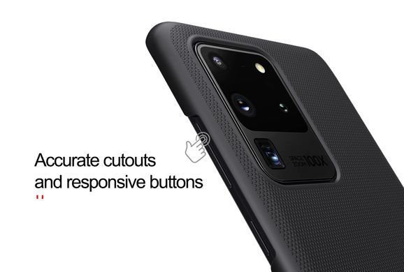 Захисний чохол Nillkin Frosted Shield для Samsung G988B Galaxy S20 Ultra Чорний