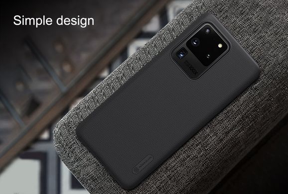 Захисний чохол Nillkin Frosted Shield для Samsung G988B Galaxy S20 Ultra Чорний