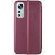 Чохол-книжка Protective для Xiaomi 12 Lite Бордовий