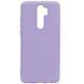 Защитный чехол Liquid Case Full Cover для Xiaomi Redmi 9 Сиреневый