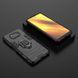 Защитный чехол Strong Guard Ring для Xiaomi Poco X3 / X3 NFC / X3 Pro Черный
