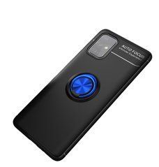 Защитный чехол Color Ring для Samsung A515F Galaxy A51 2020 Черный / Синий